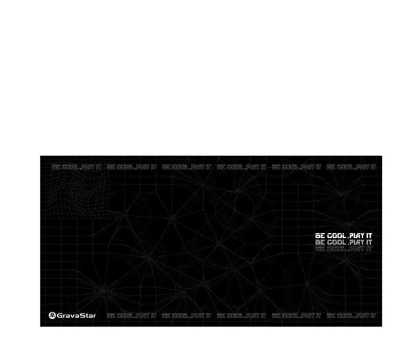 Podkładka pod mysz Gravastar Gaming Mouse Pad Black